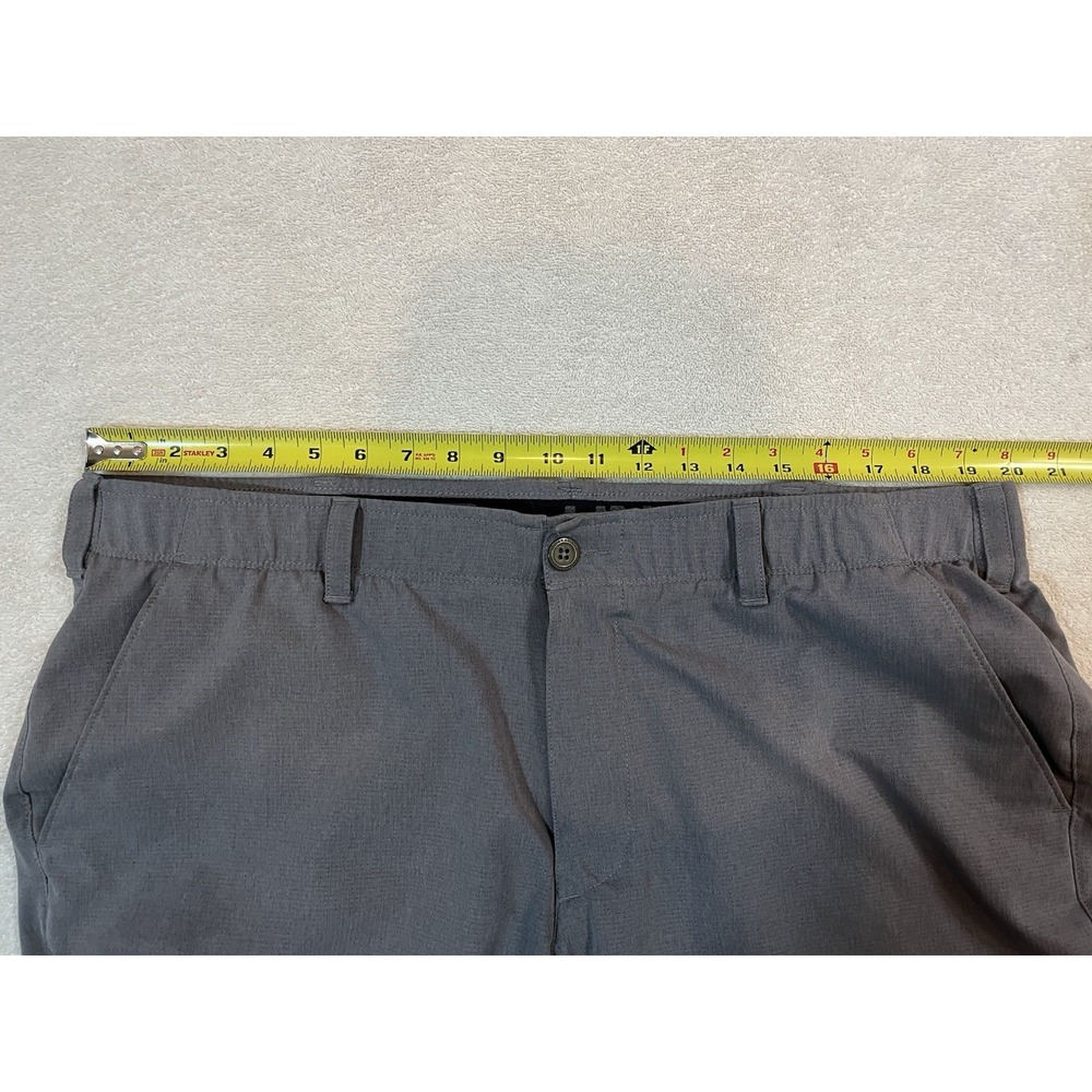 Under Armour Pants Mens 42 Gray Golf‎ Airvent Heatgear Flat Front Loose 1293914 - Picture 6 of 7